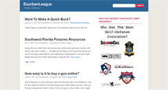 Desktop Screenshot of exurbanleague.com
