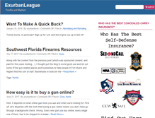 Tablet Screenshot of exurbanleague.com